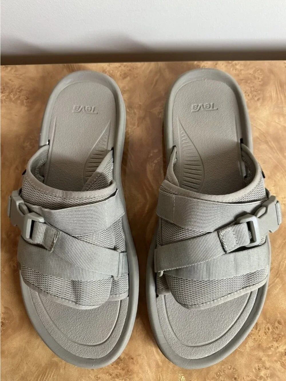Teva Hurricane Verge Slide Men's Size 14 Gray Sport Sandals Recycled Strappy